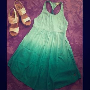 ROXY Ombré Dress light blue/teal